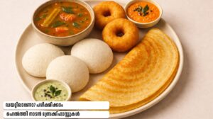 Healthy Kerala Breakfast